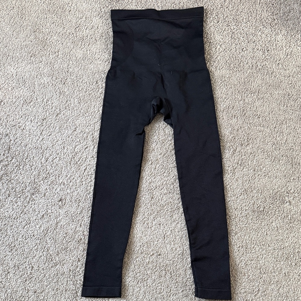 Black Womens Shapermint Leggings
